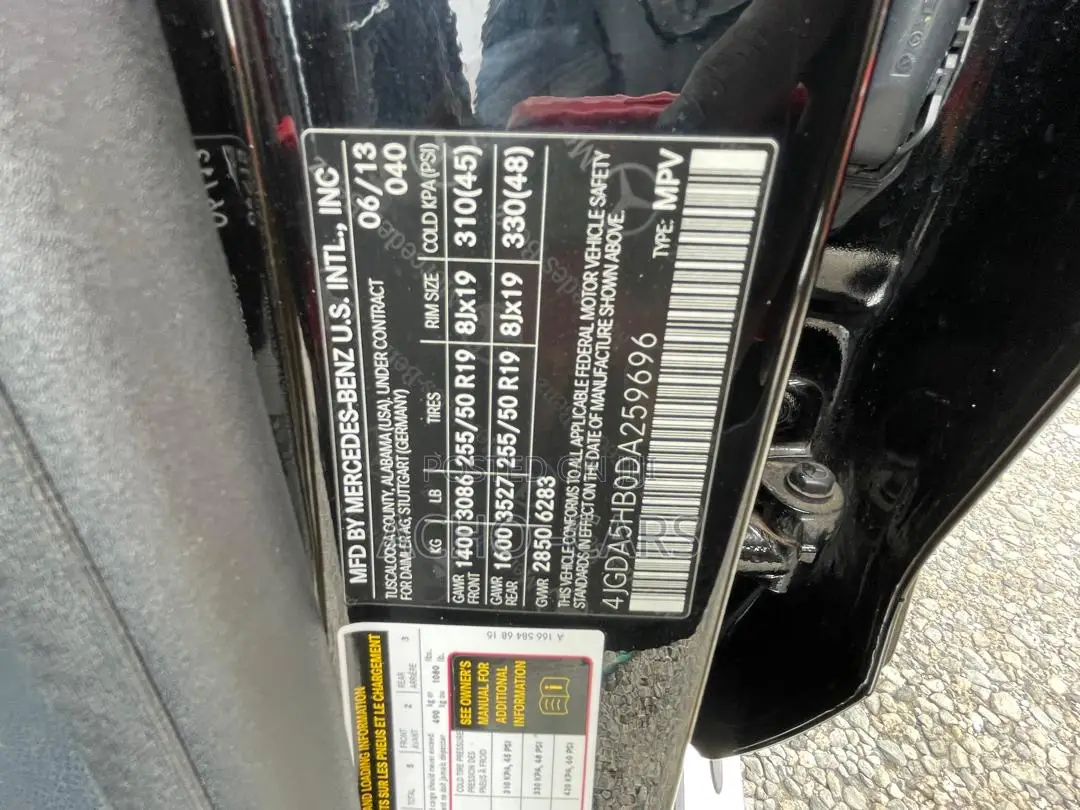 Mercedes-Benz M Class 2014 Black