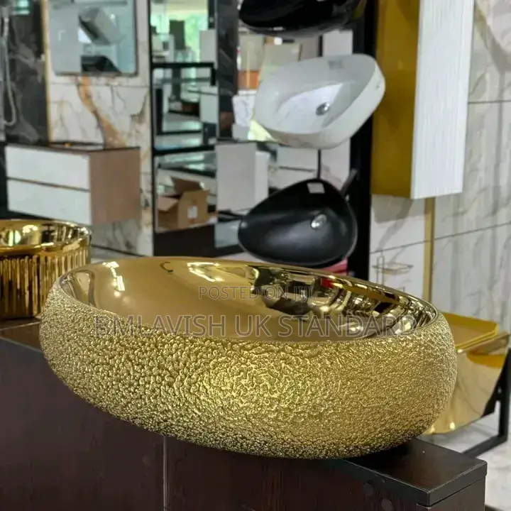 Gold Counter Top Basin