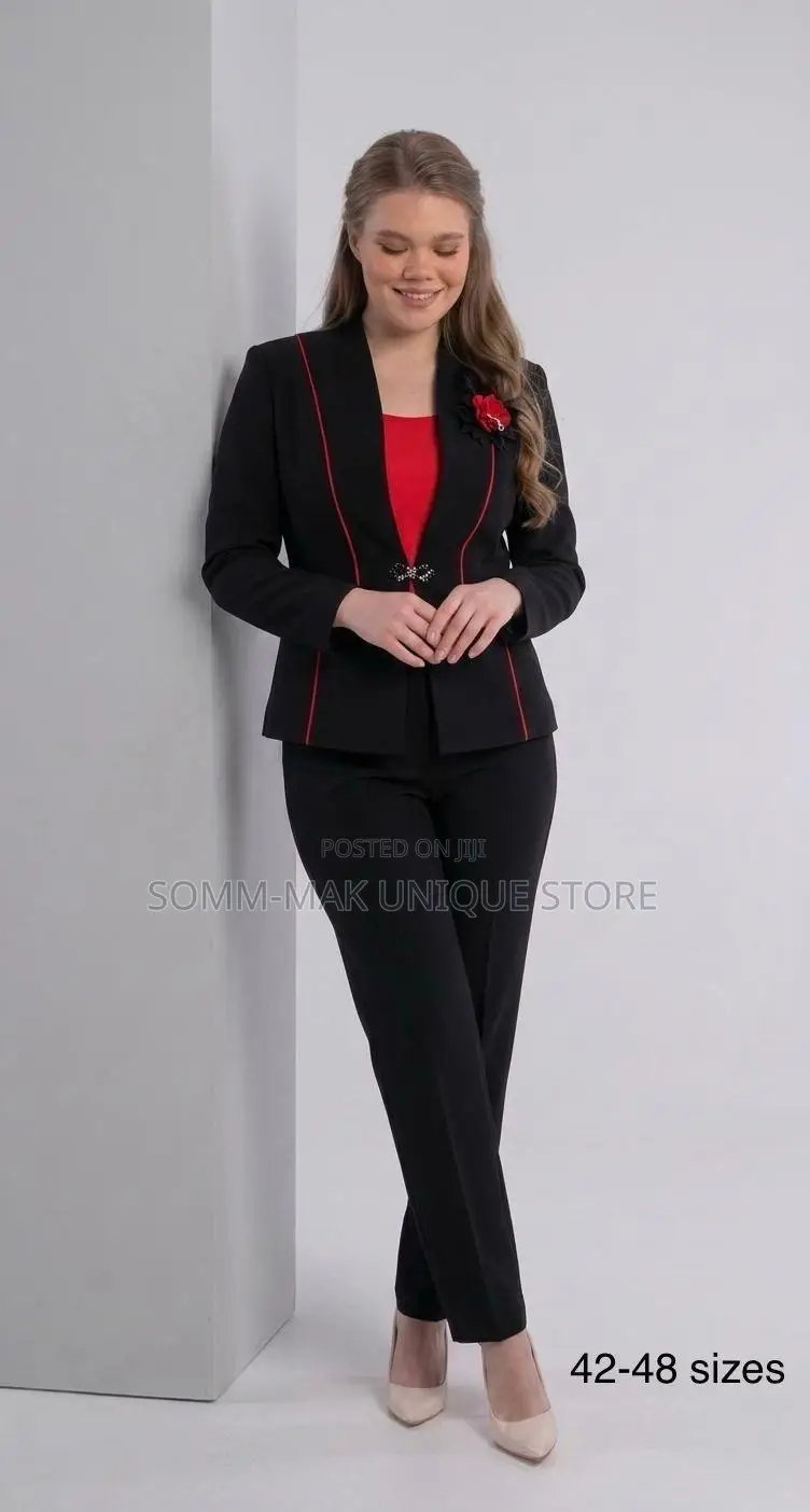 Turkey Ladies Corporate Trouser Suit- 2pcs