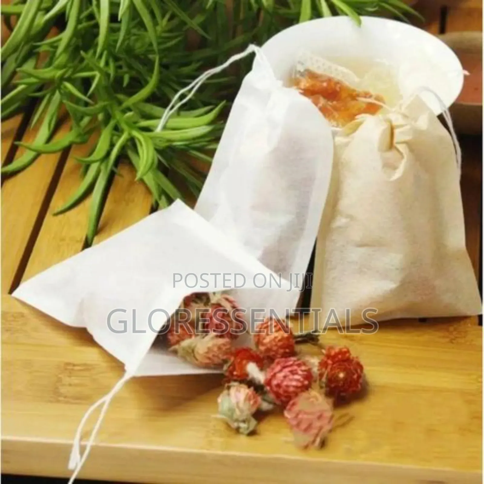 Empty Tea Bags –Disposable Drawstring Filter Bags for Tea,Herbs Spices
