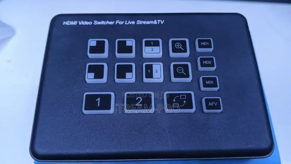 2-Input FHD Hdmi Video Switcher for Live Streaming 2 in 1 Out