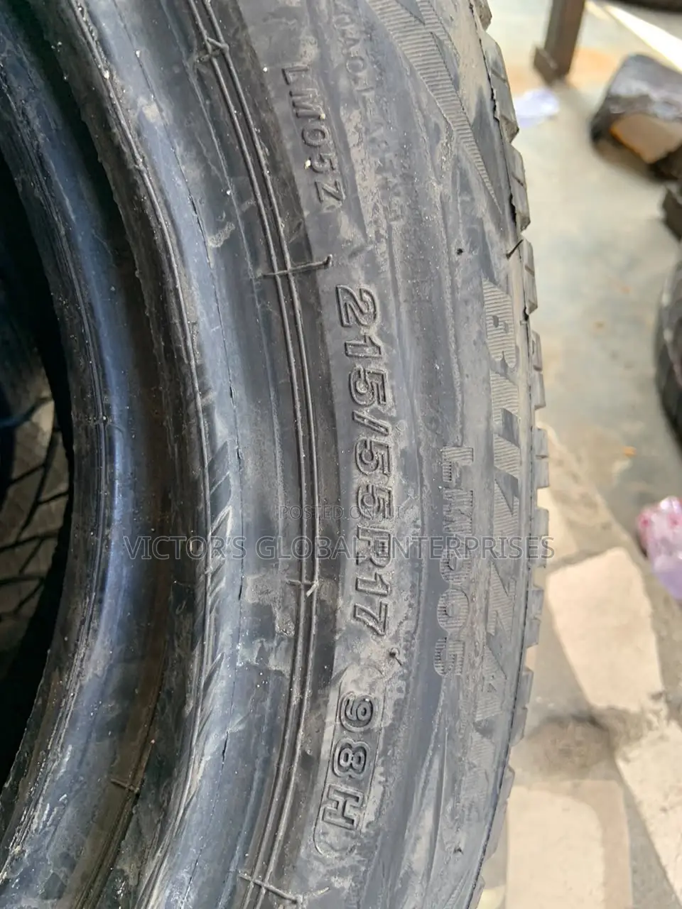 First Grade Tokunbo 215/55 R17 Tire – Clean Durable