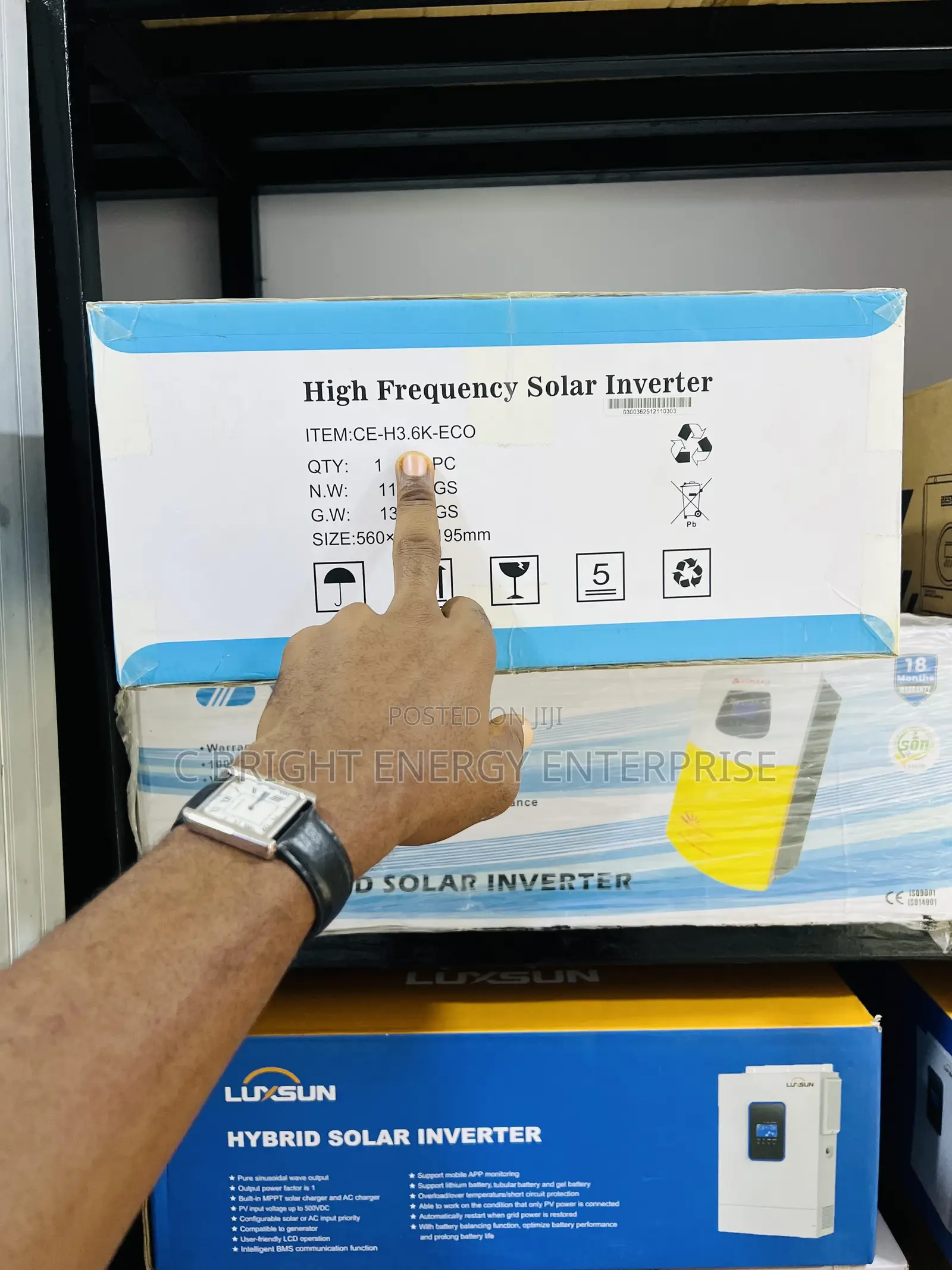 Cworth Energy 3.6kva Hybrid Inverter | 24v Pure Sine Wave | Brand New
