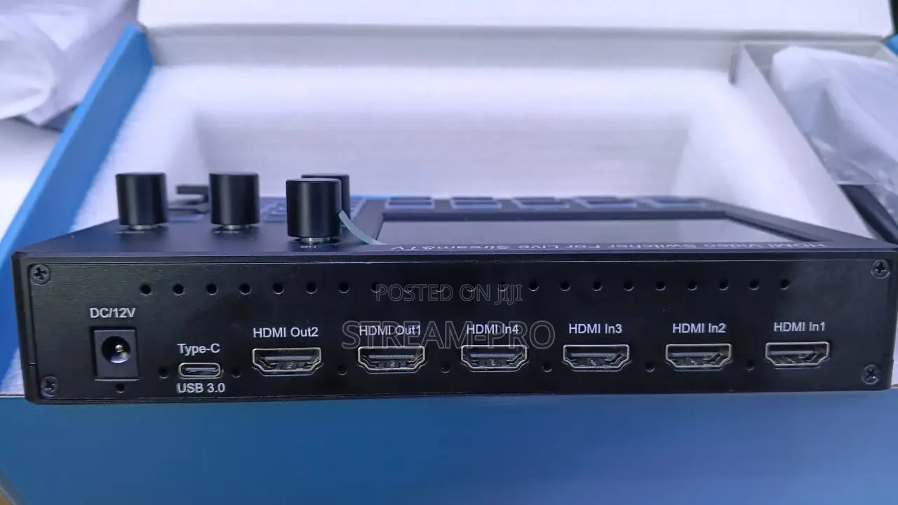 Sofly 4-Way Hdmi Video Switcher With Built-in 5-Inch Display Screen