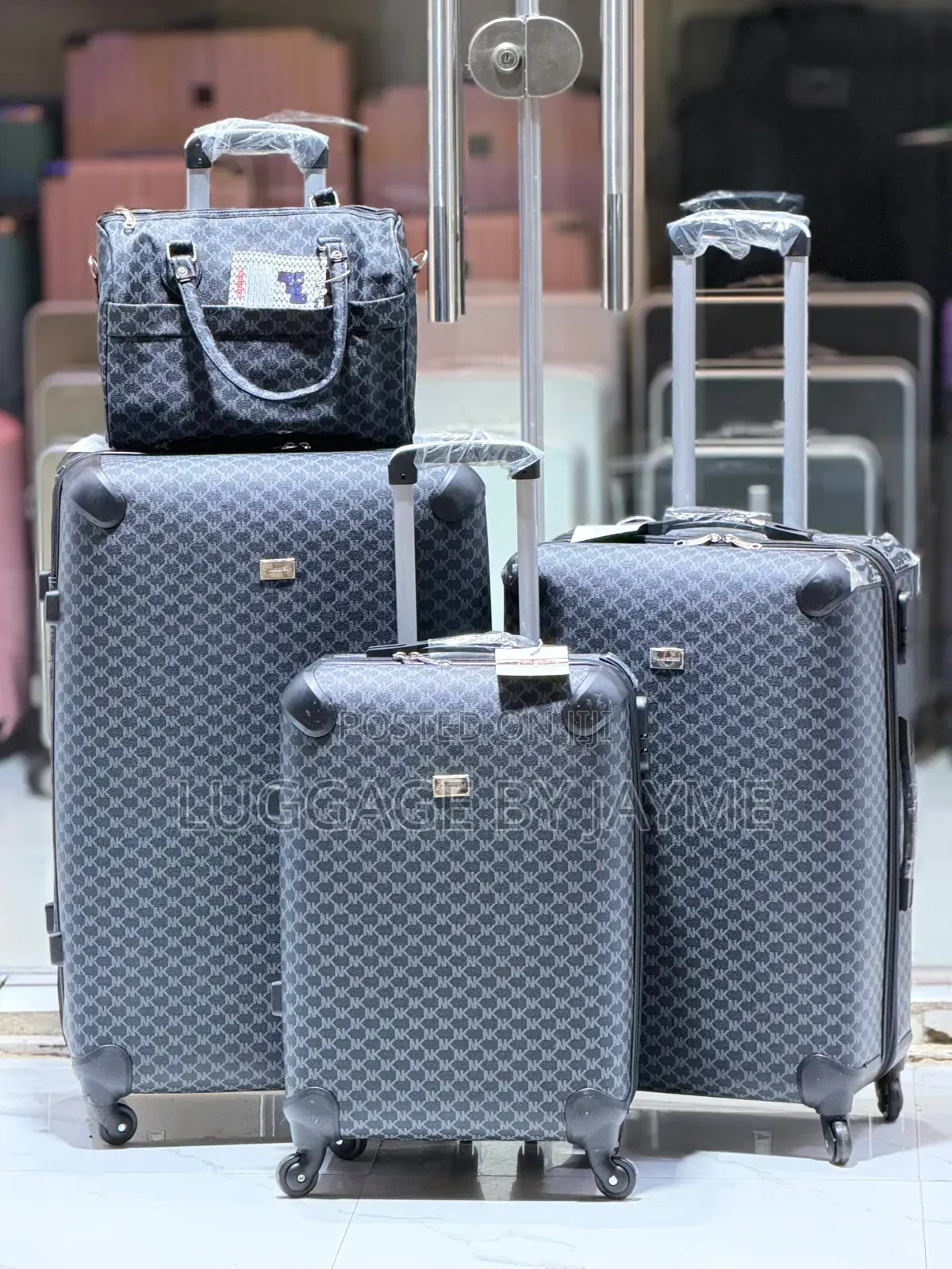 Lightweight 4pieces Durable Fabric Luggage