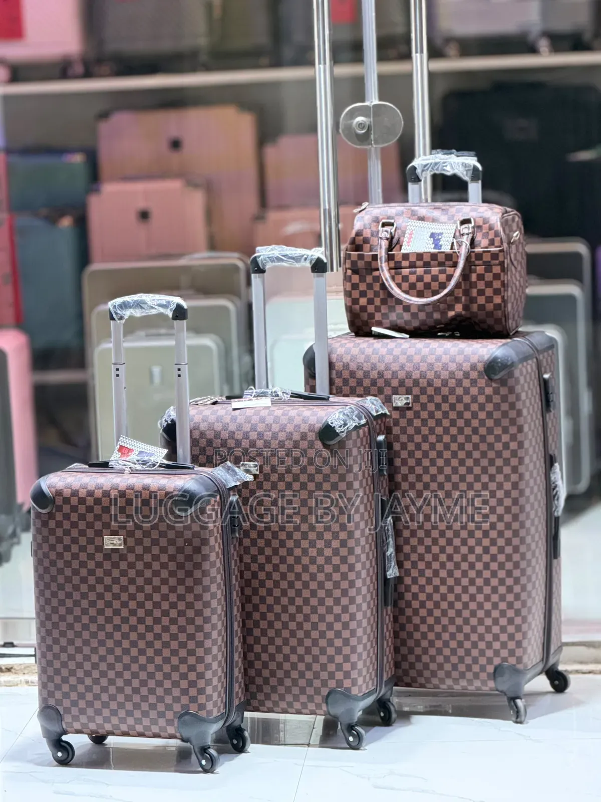 Lightweight 4pieces Durable Fabric Luggage