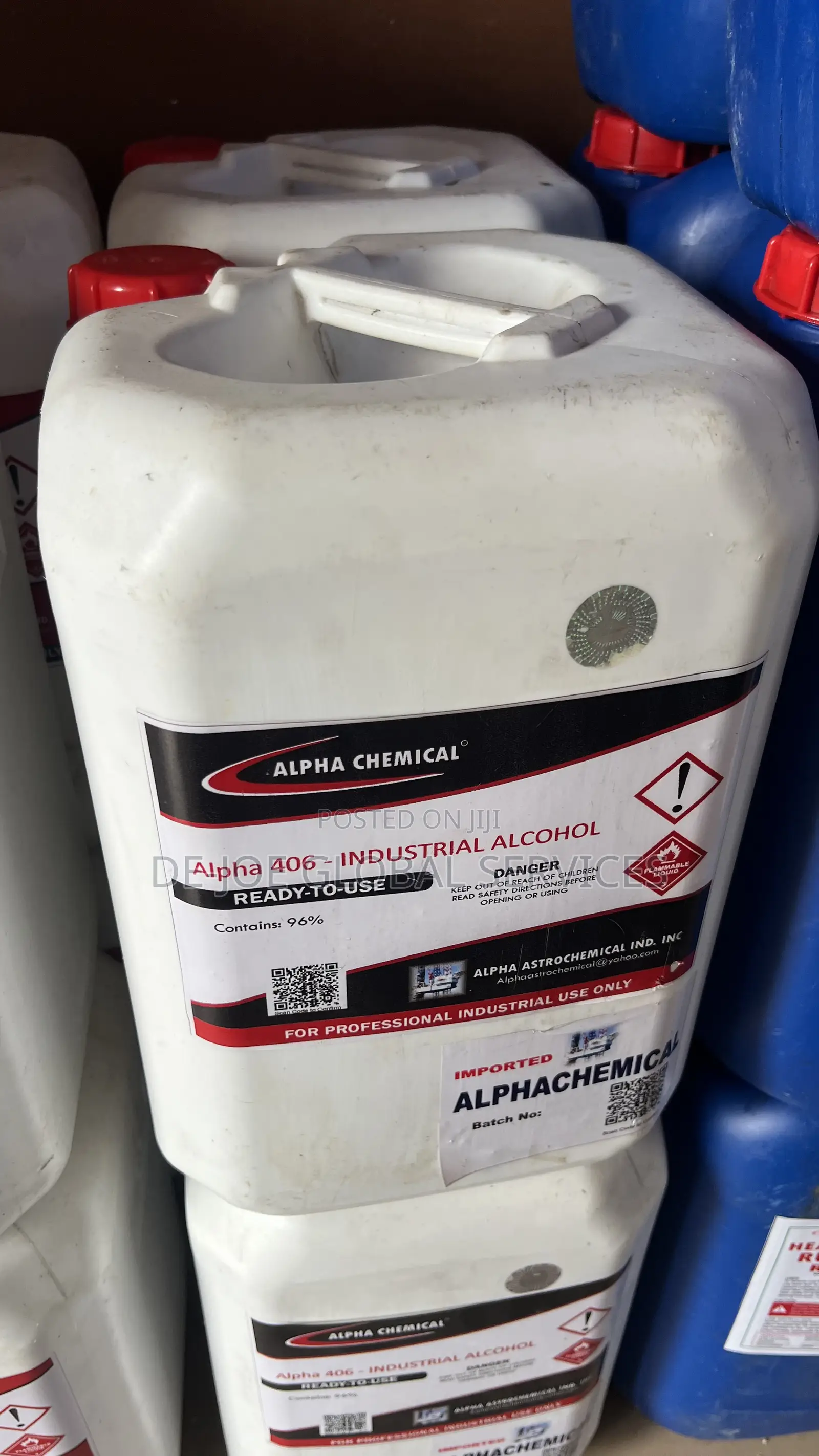 Alpha 406 Industrial Alcohol 25l — 96% Ready-to-Use