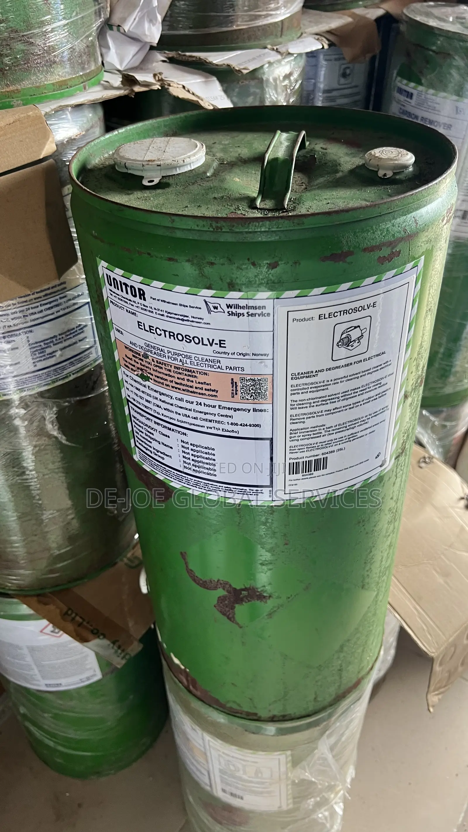 Unitor -E Electrical Parts Cleaner Degreaser 25l