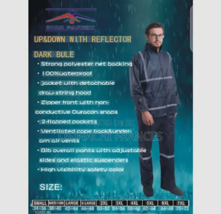 Up And Down Polyester Rain 🌧 Coat
