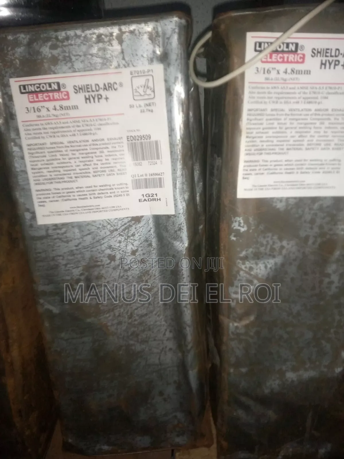 Lincoln Shield Arc Hyp+ E7010-P1 Electrodes 5.0mm Size