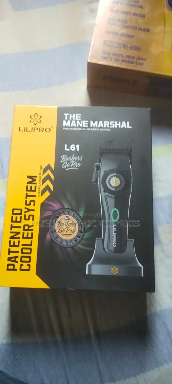 Lili Pro L61 Professional Hair Clipper Patent Cooler System