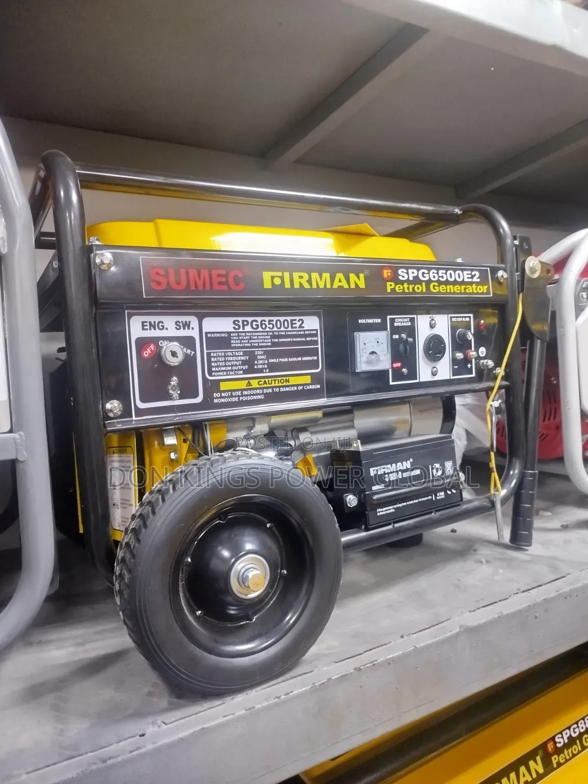 Sumec Firman Spg6500 4.5kva High-Performance Generator