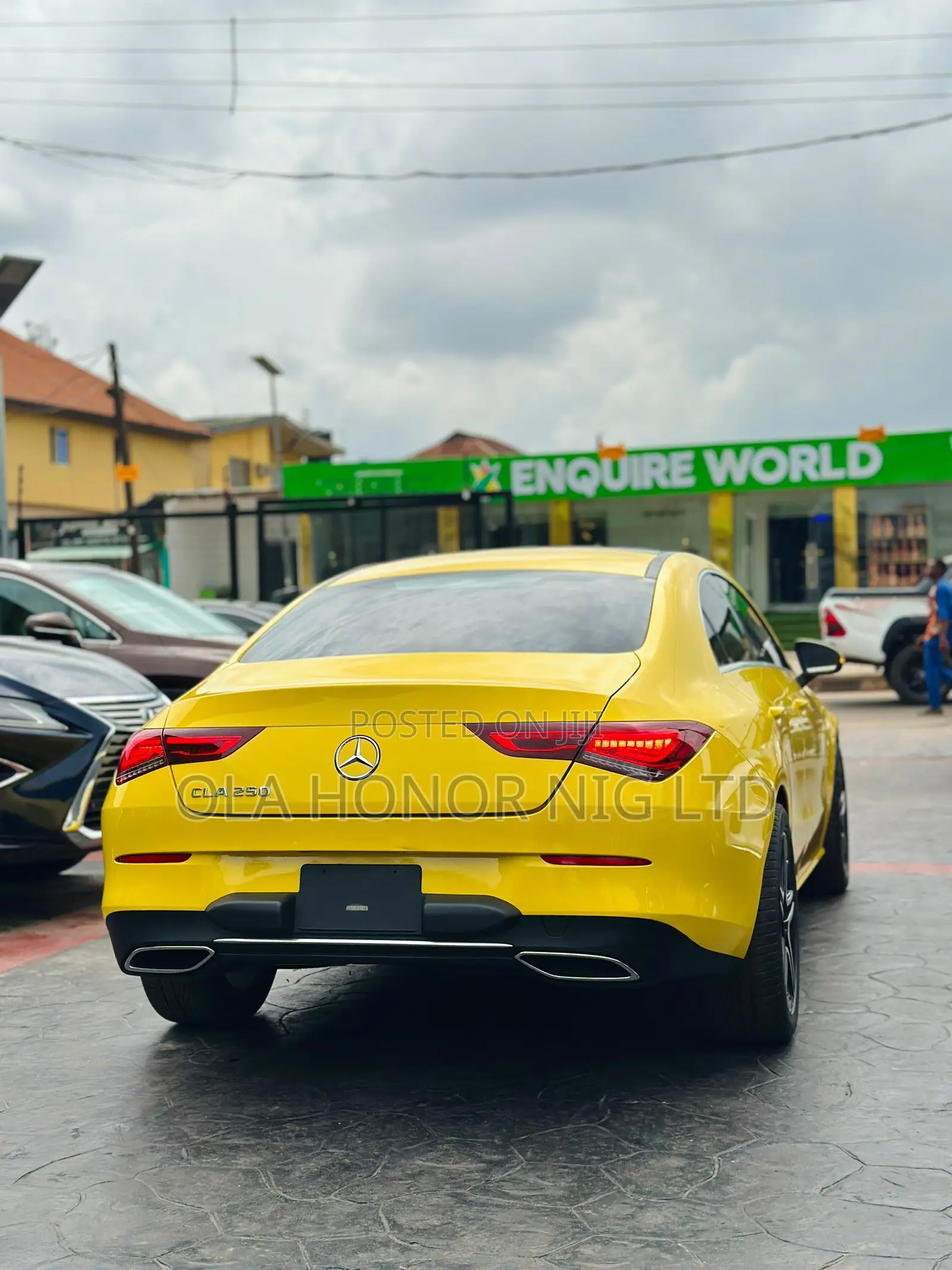 Mercedes-Benz CLA-Class CLA 250 Sedan 2020 Yellow