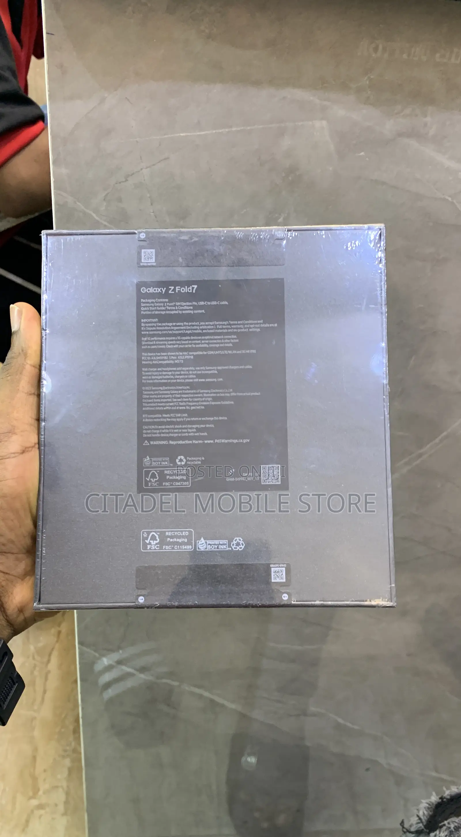 New Samsung Galaxy Z Fold7 512 GB Blue