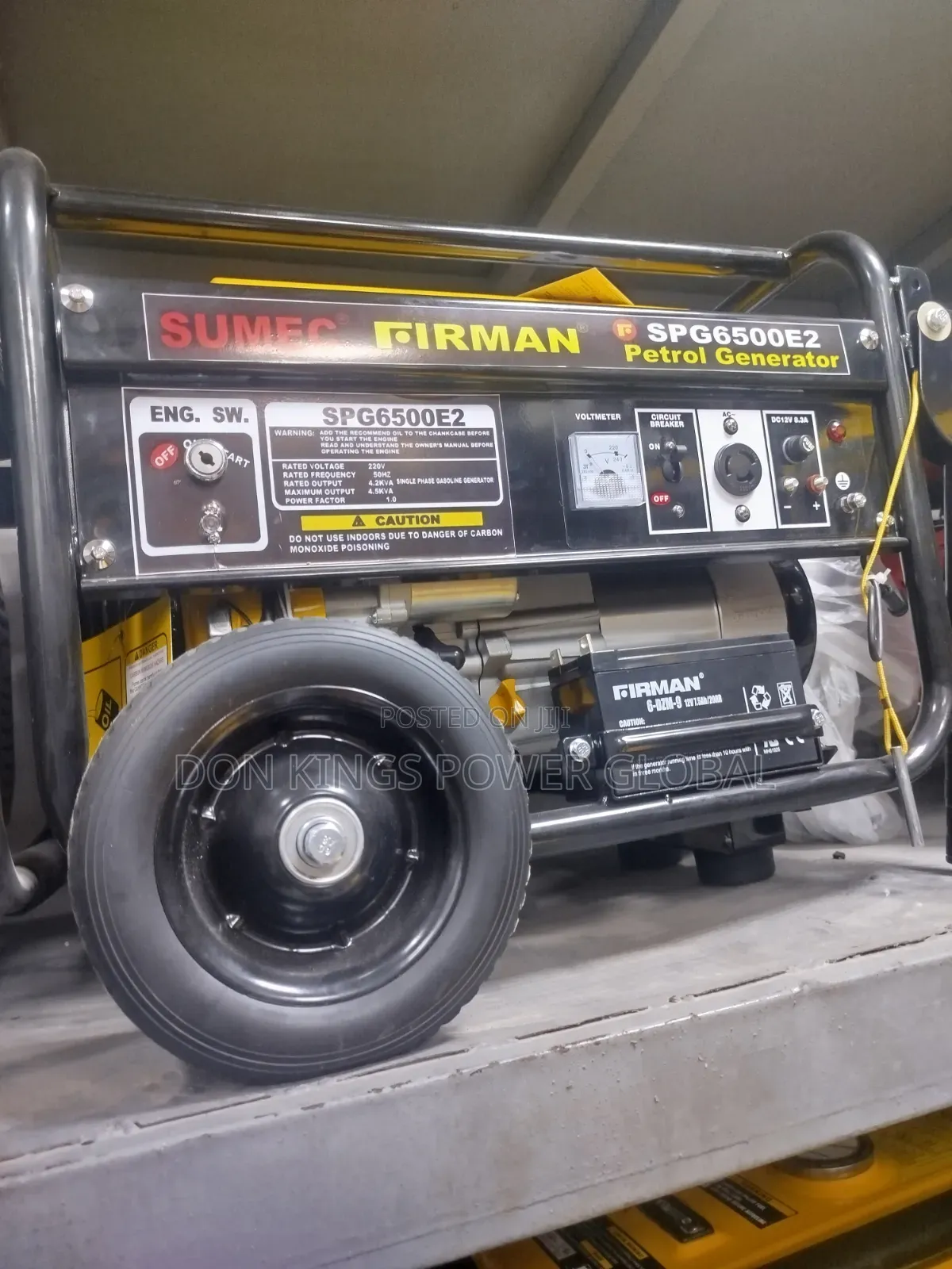 Sumec Firman Spg6500 4.5kva Reliable Power for Homes and Offices