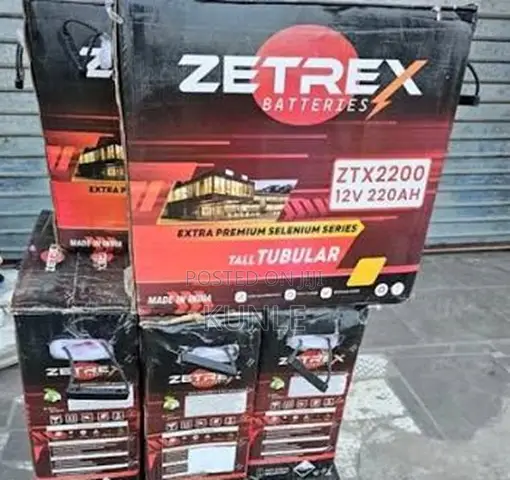 Zetrex Tubular Battery 220ah