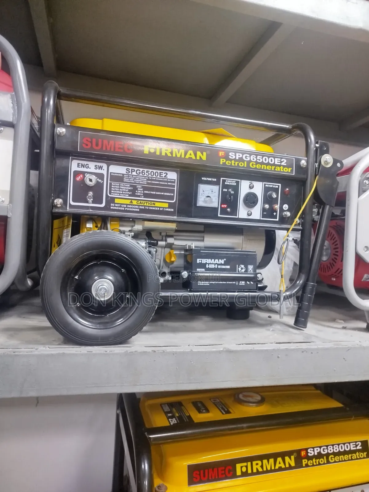Sumec Firman Spg6500 4.5kva Premium Petrol Generator House and Office
