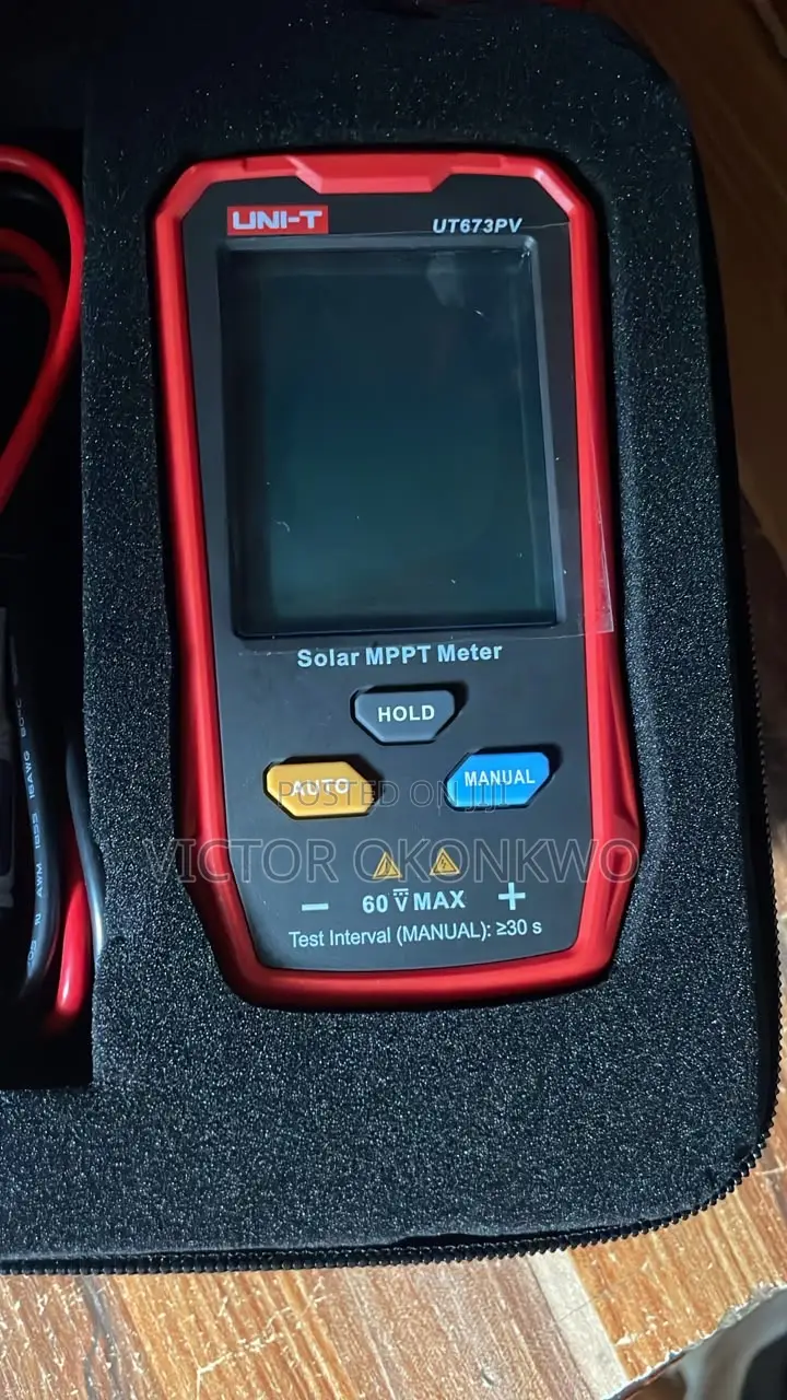 Solar MPPT Meter – Digital Solar Panel Tester and Analyzer