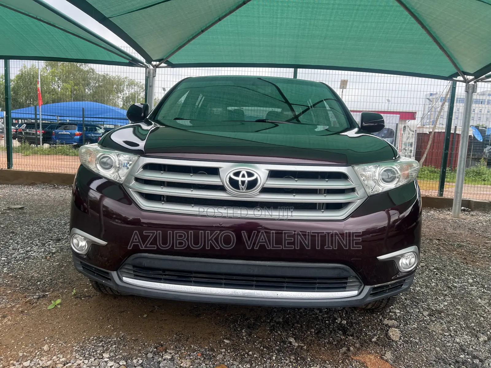 Toyota Highlander Limited 2012 Maroon