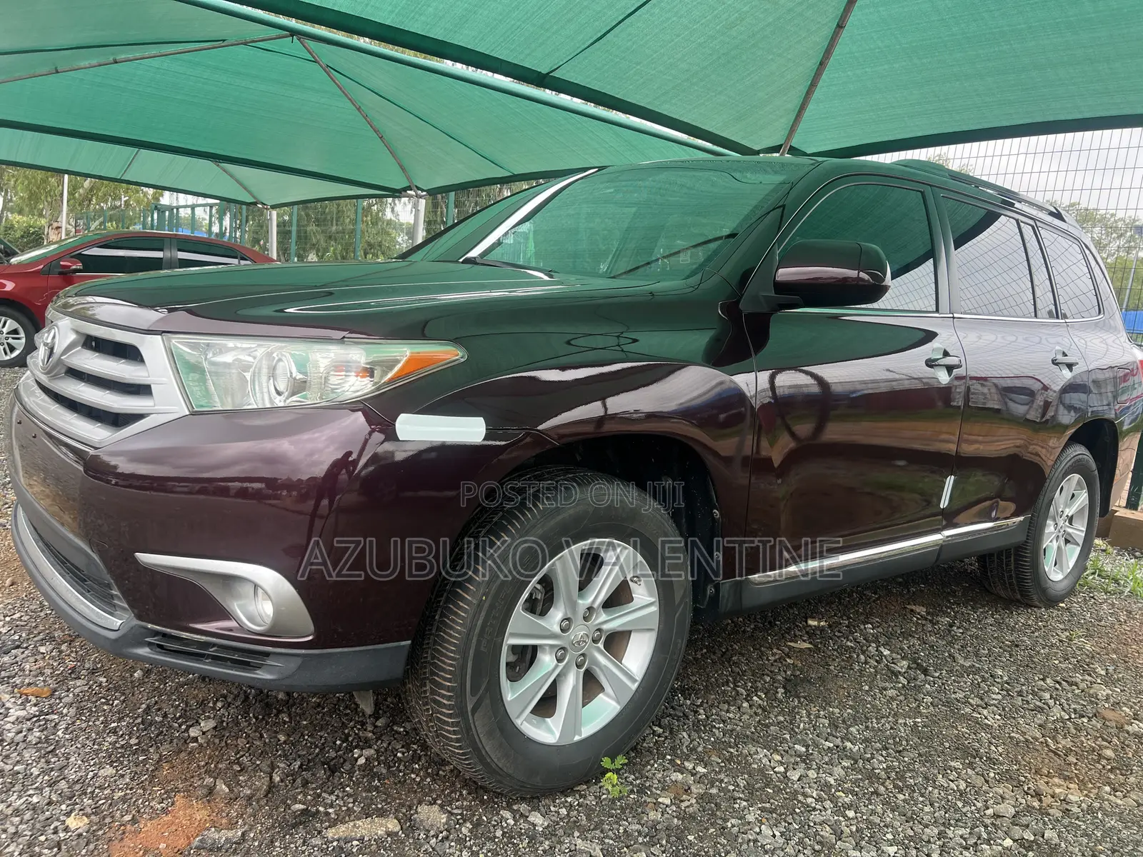 Toyota Highlander Limited 2012 Maroon