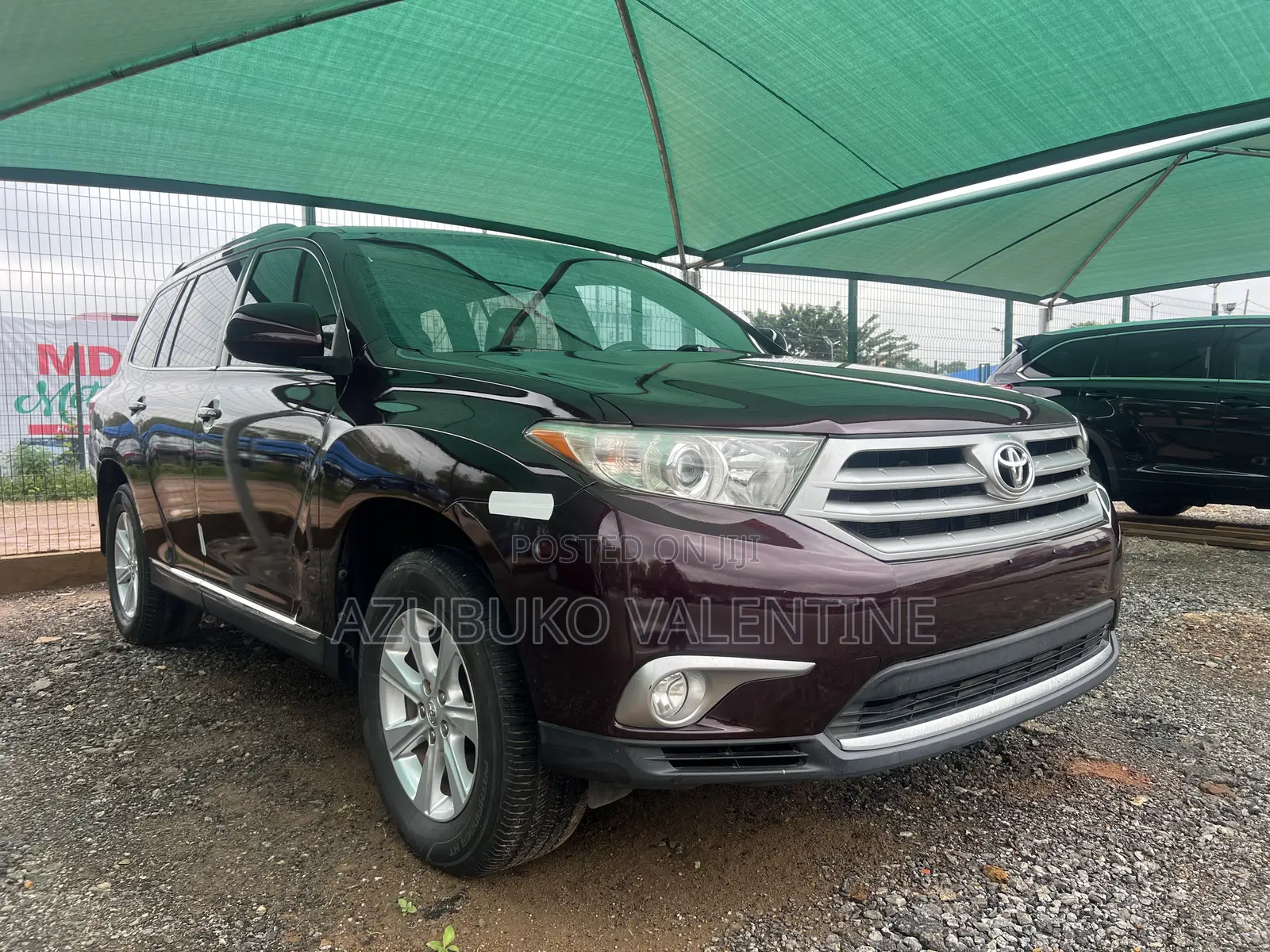 Toyota Highlander Limited 2012 Maroon