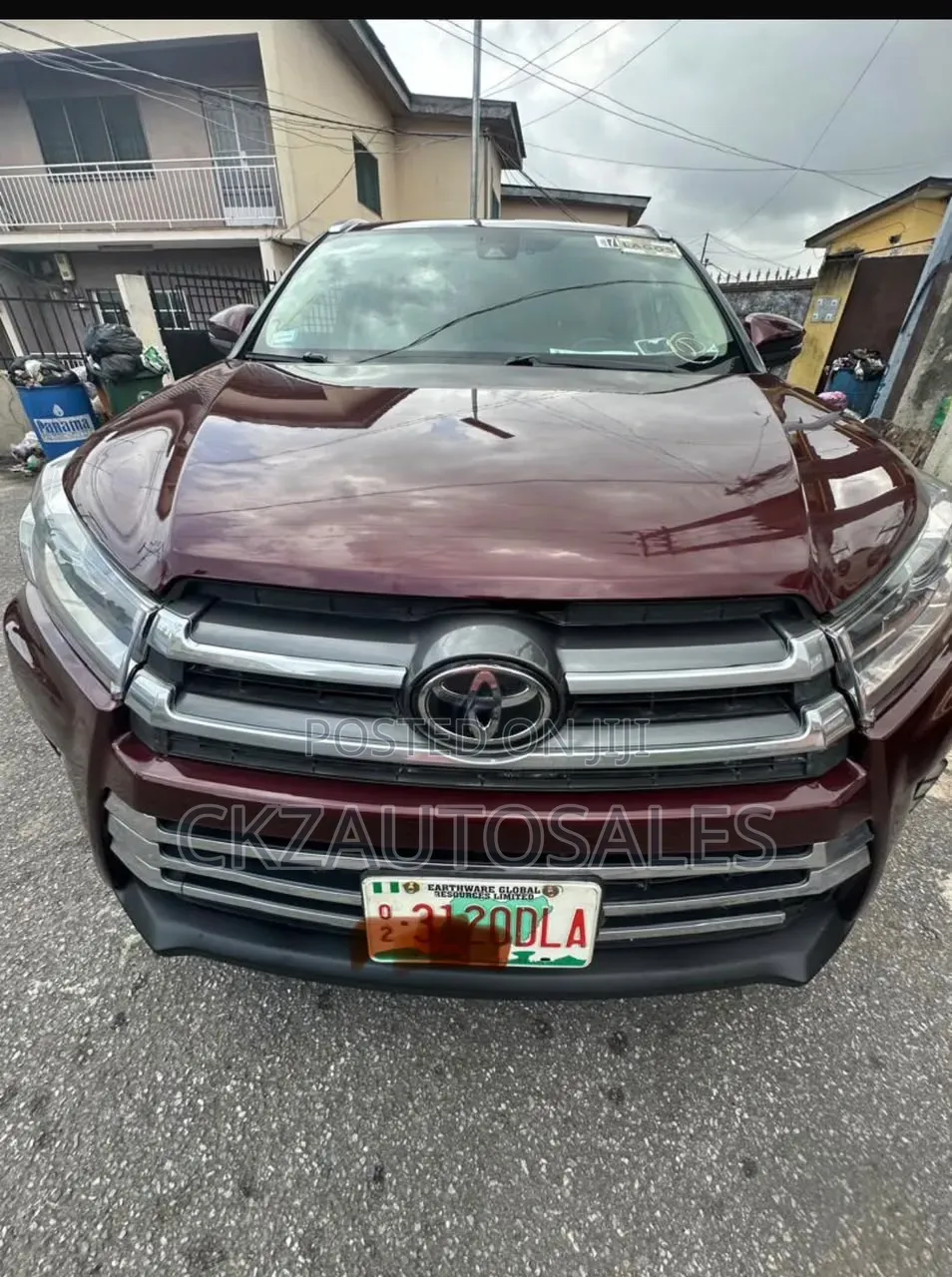 Toyota Highlander 2017 Burgundy