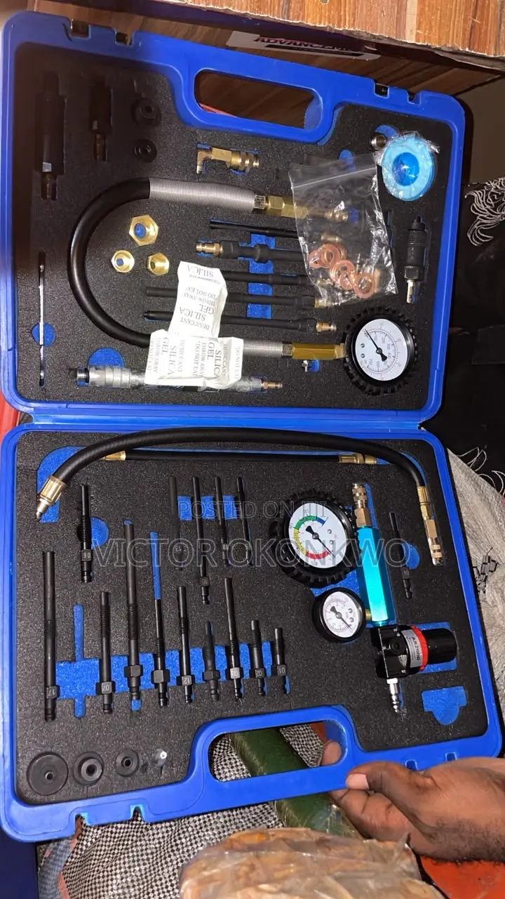 Petrol Diesel Engine Compression Test Kit Automotive Diagnostic Tool