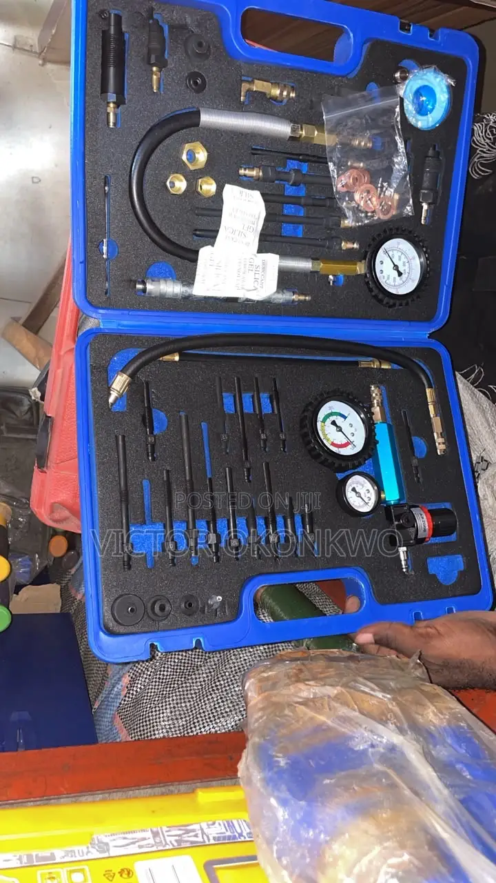 Petrol Diesel Engine Compression Test Kit Automotive Diagnostic Tool