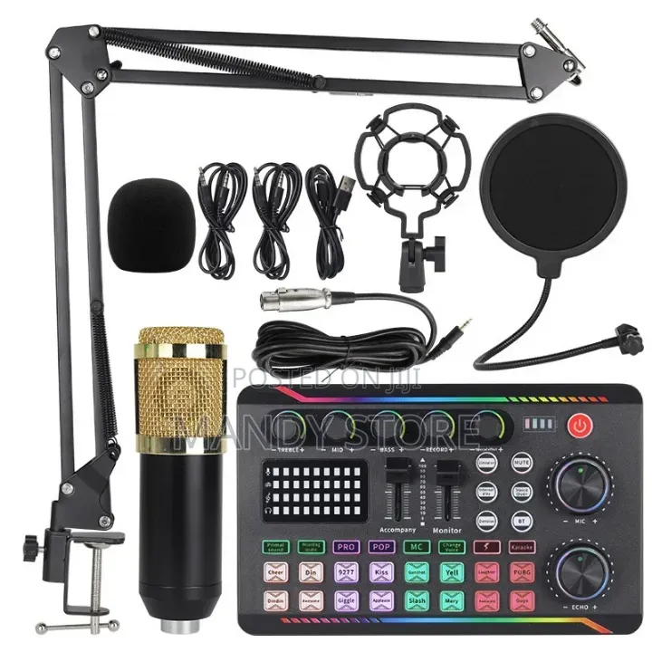 Sound Cards Mixers Recording Live Studio Microphone