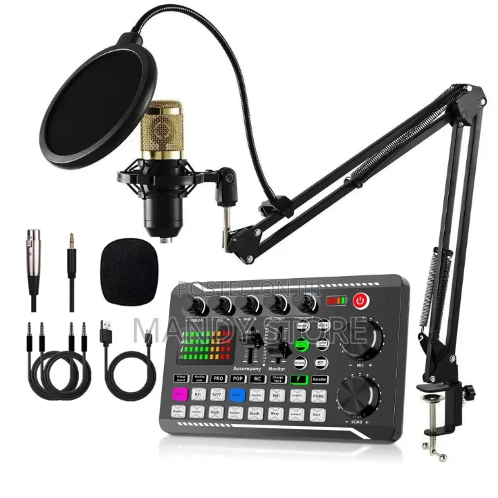Sound Cards Mixers Recording Live Studio Microphone