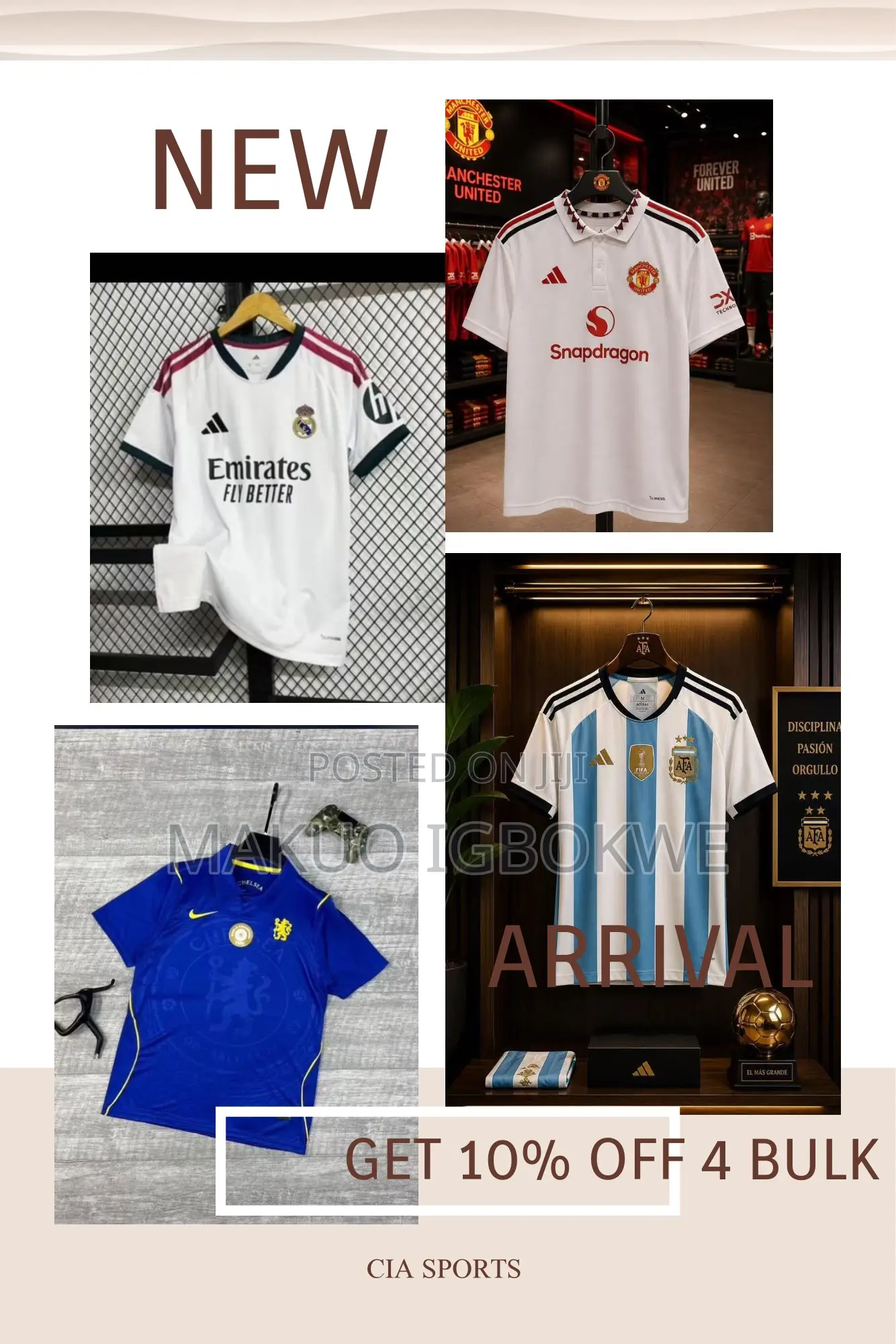 Arsenal and Other Clubs Officials Jerseys Outfits