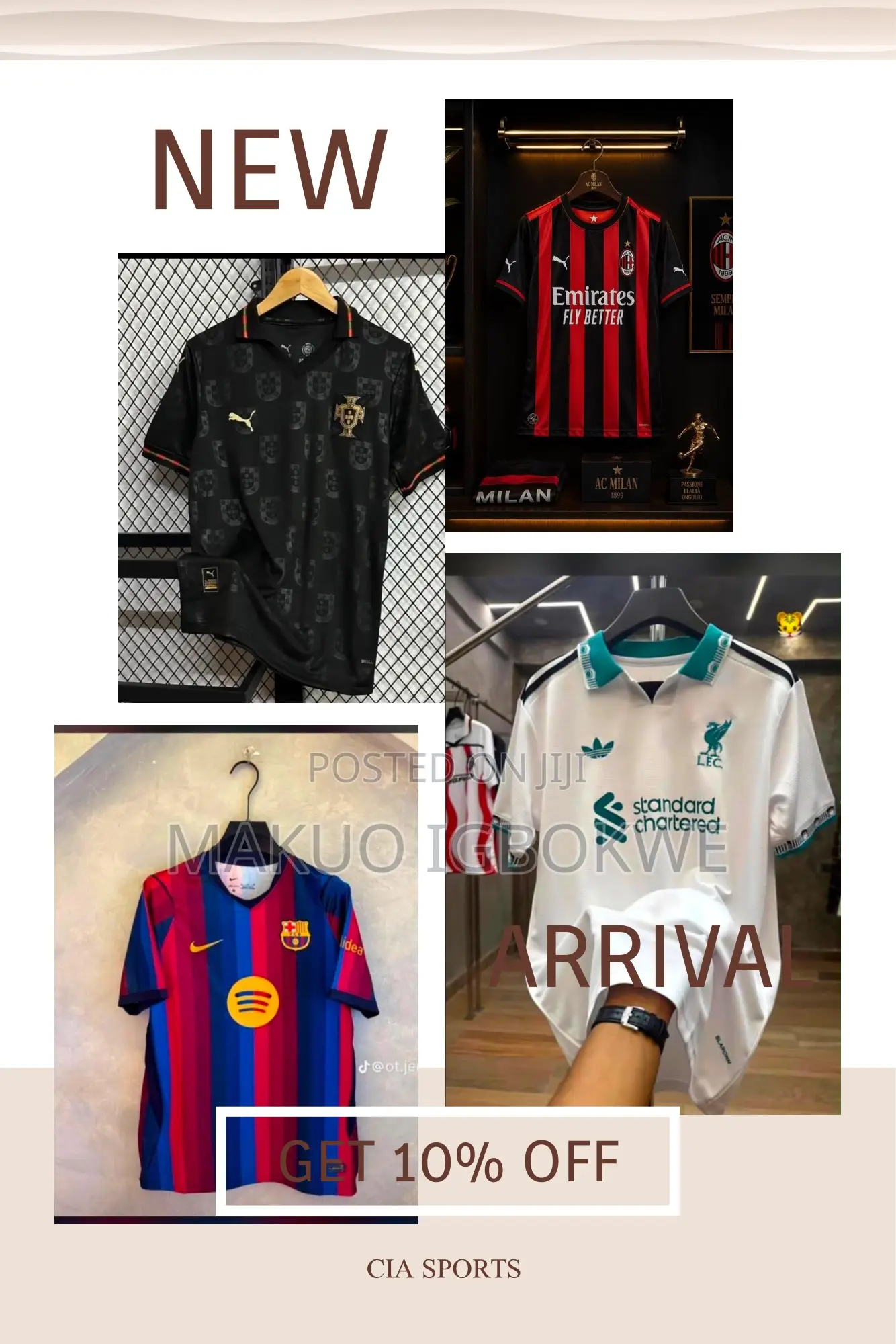 Arsenal and Other Clubs Officials Jerseys Outfits