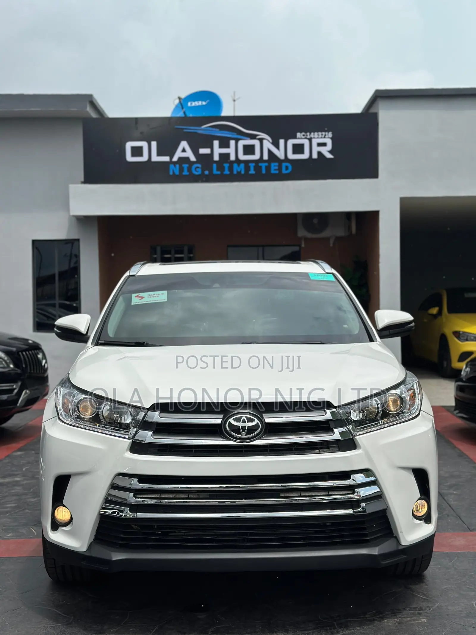 Toyota Highlander Limited V6 4x4 (3.5L 6cyl 6A) 2016 White