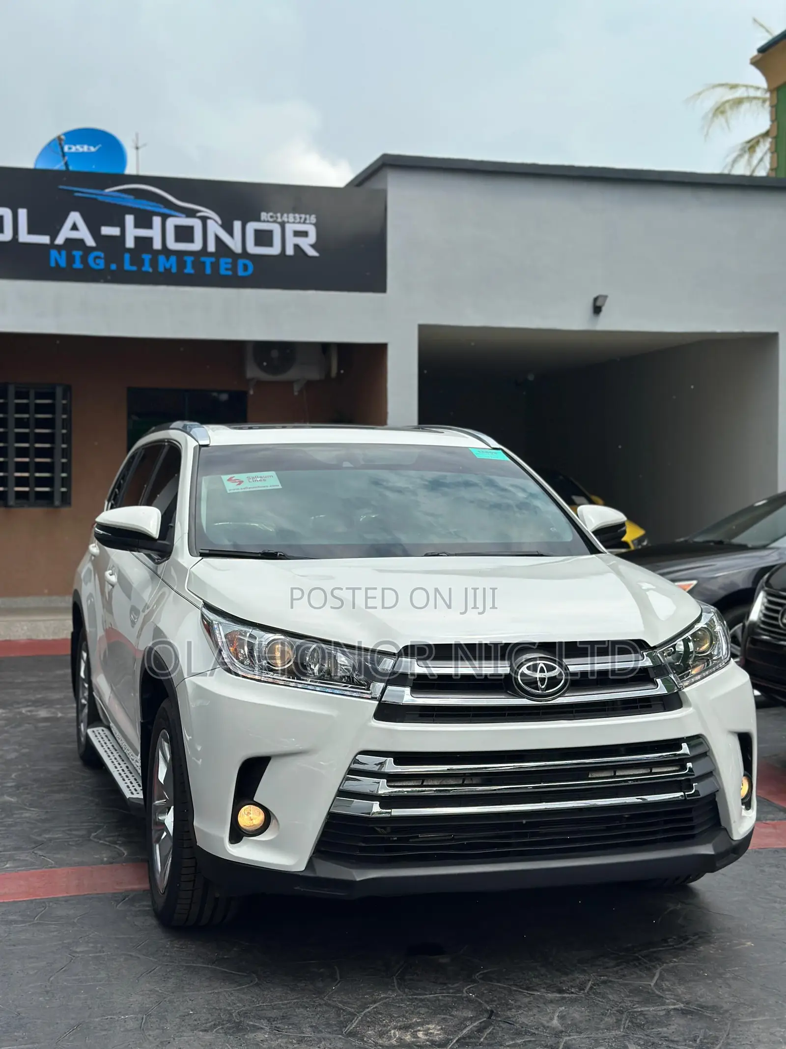 Toyota Highlander Limited V6 4x4 (3.5L 6cyl 6A) 2016 White