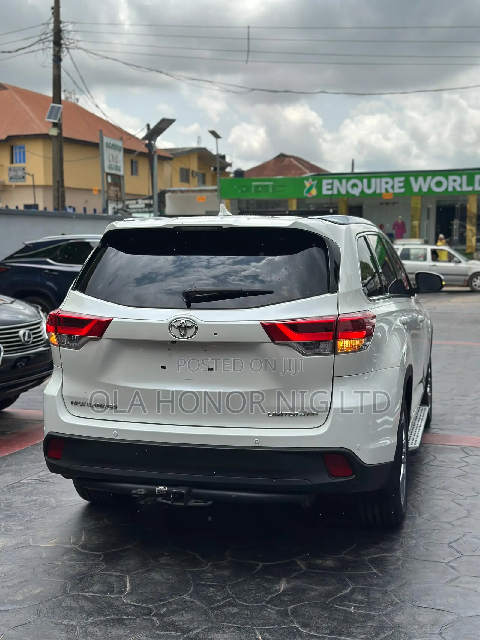 Toyota Highlander Limited V6 4x4 (3.5L 6cyl 6A) 2016 White
