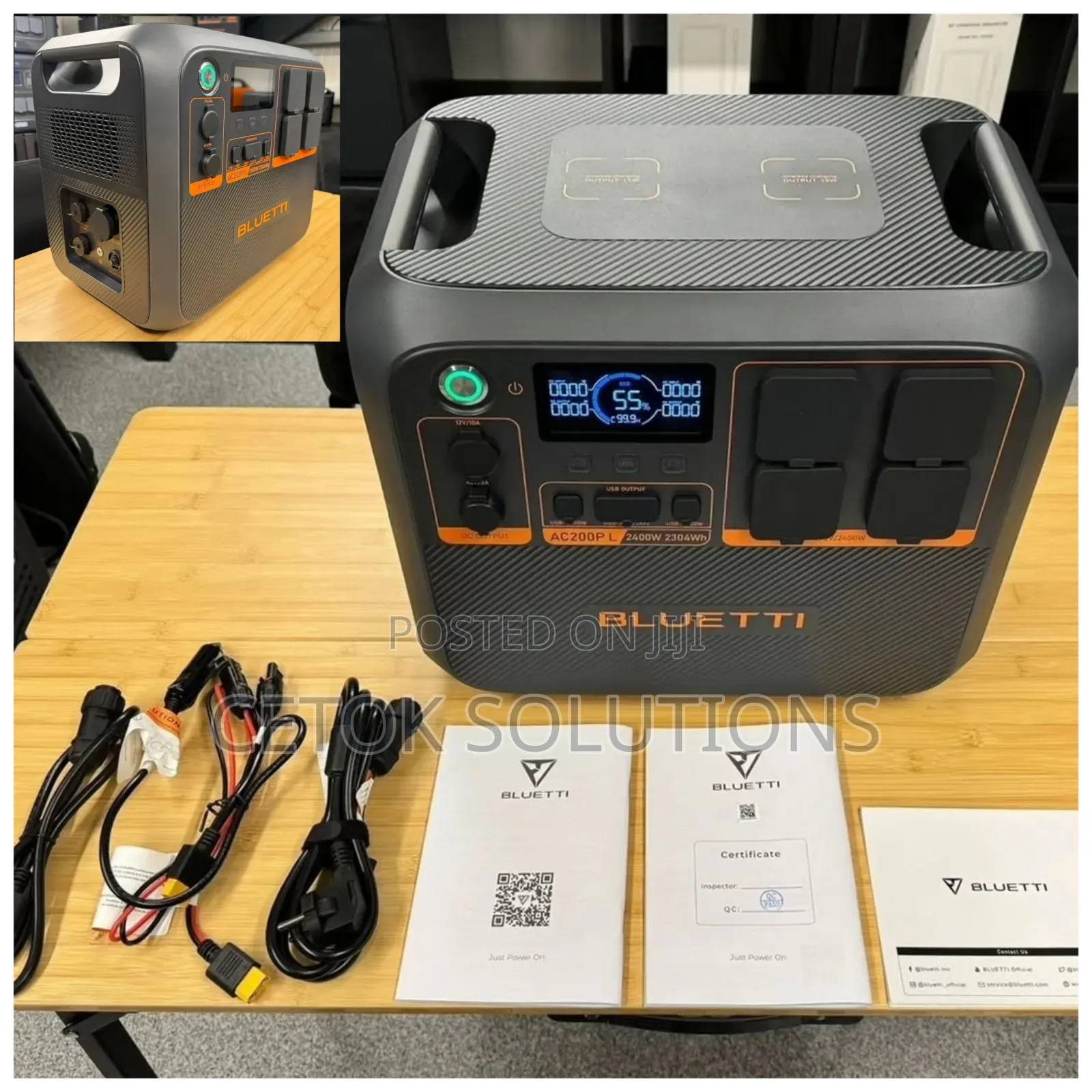 Bluetti Ac200pl 2,400w (2.4kva) 2,400wh Solar Generator Power Station