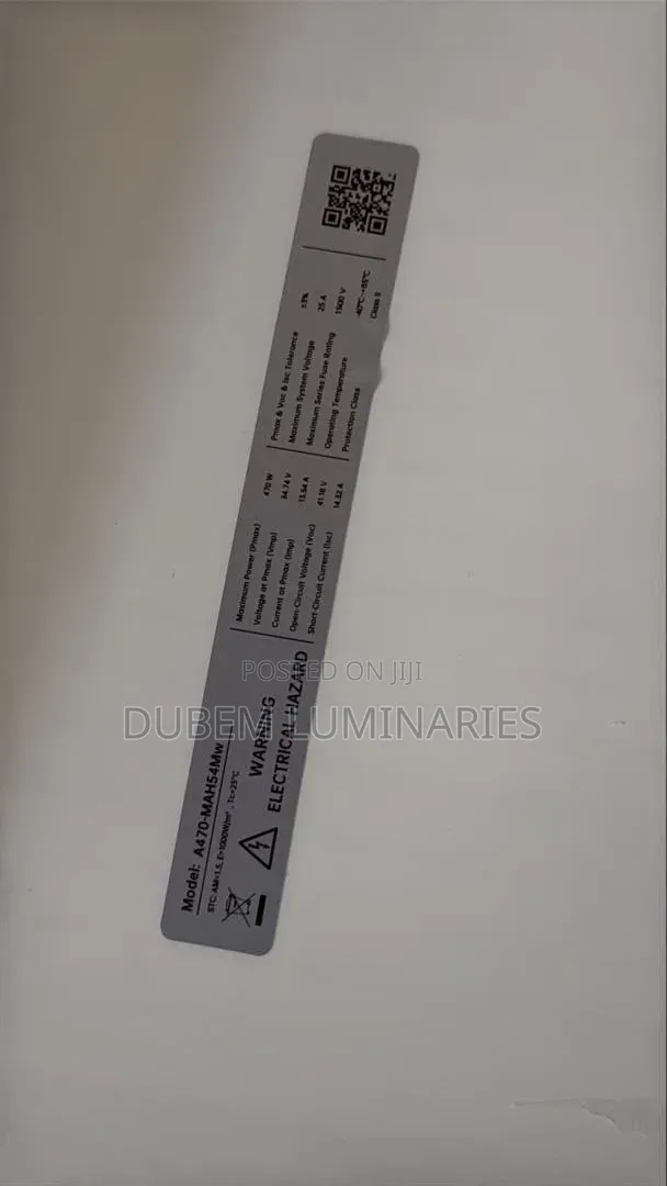 470 Watts Solar Panel Half Cut