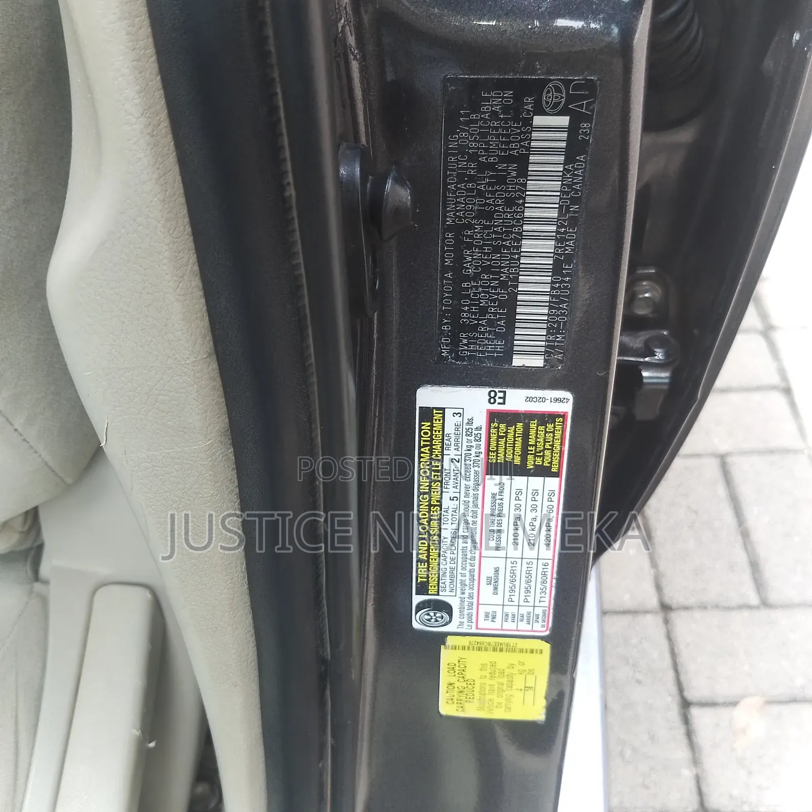 Toyota Corolla 2012 Black