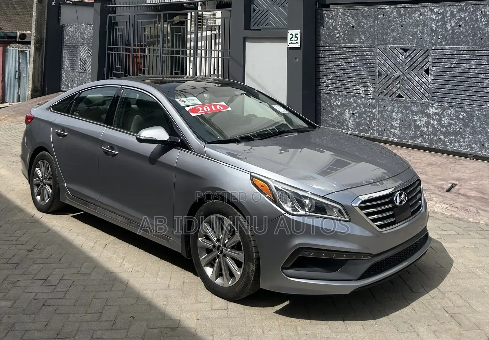 Hyundai Sonata Limited 2.0T Seban (2.0L 4cyl 6A) 2016 Silver