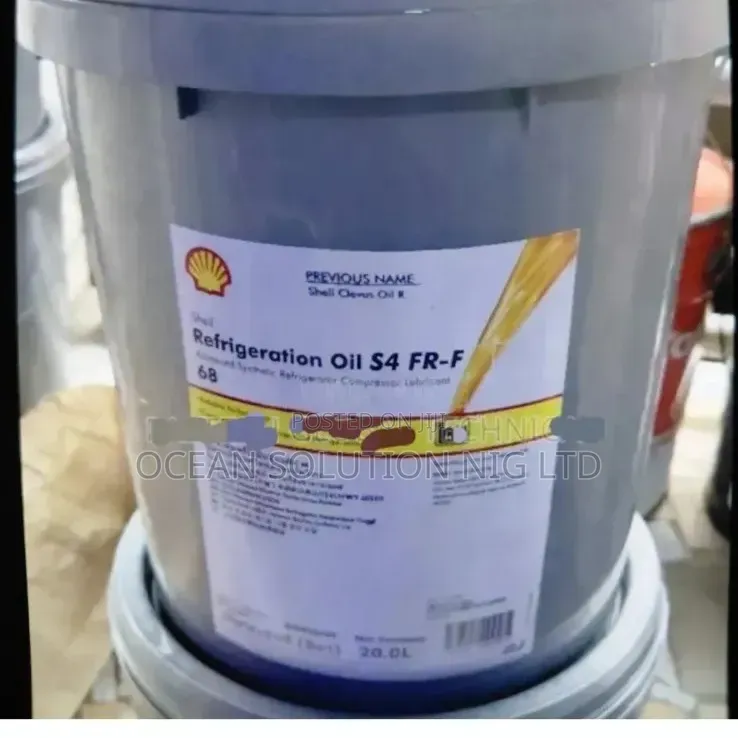 20l Pail of Shell Refrigeration Oil S4 Fr-F 68