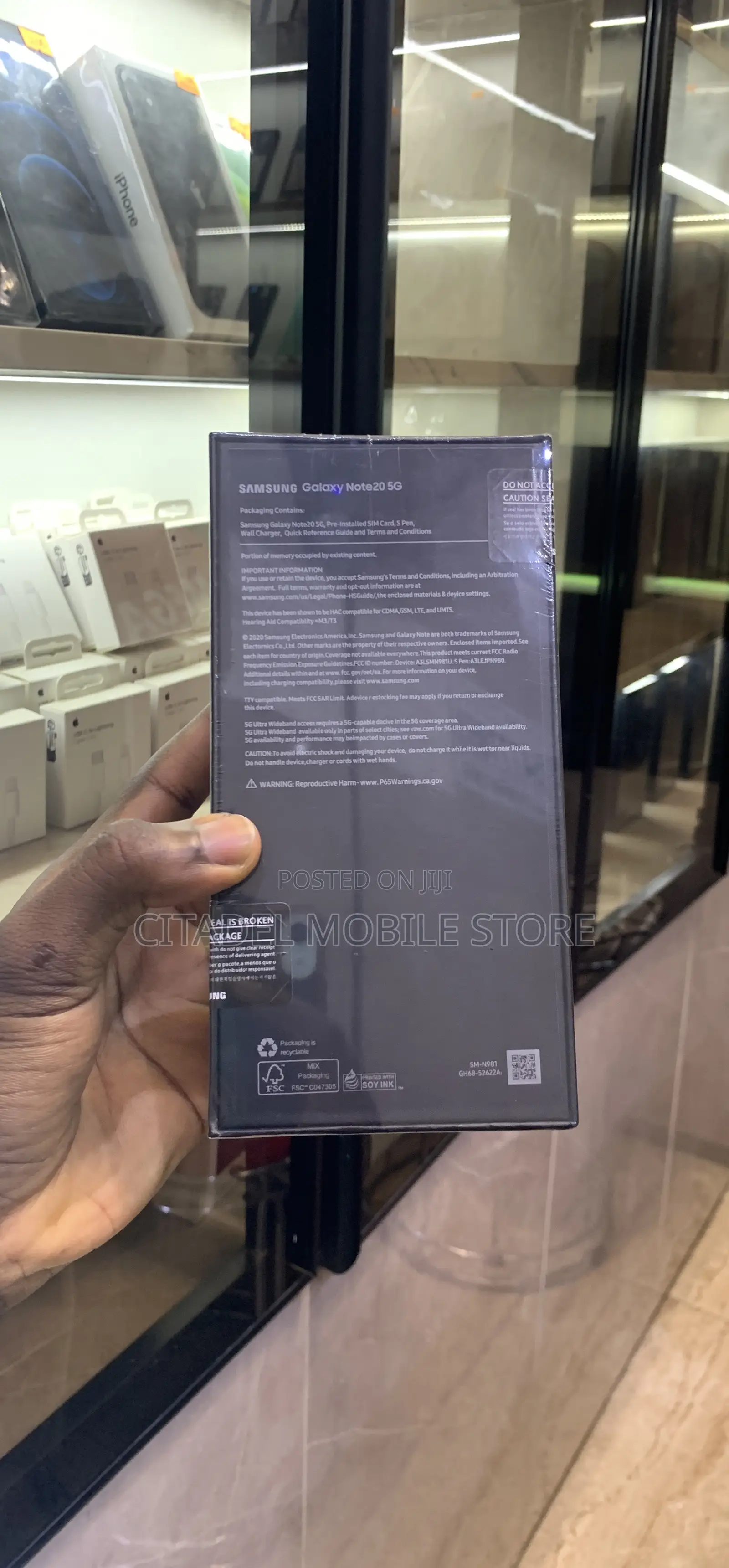 New Samsung Galaxy Note 20 256 GB Gold