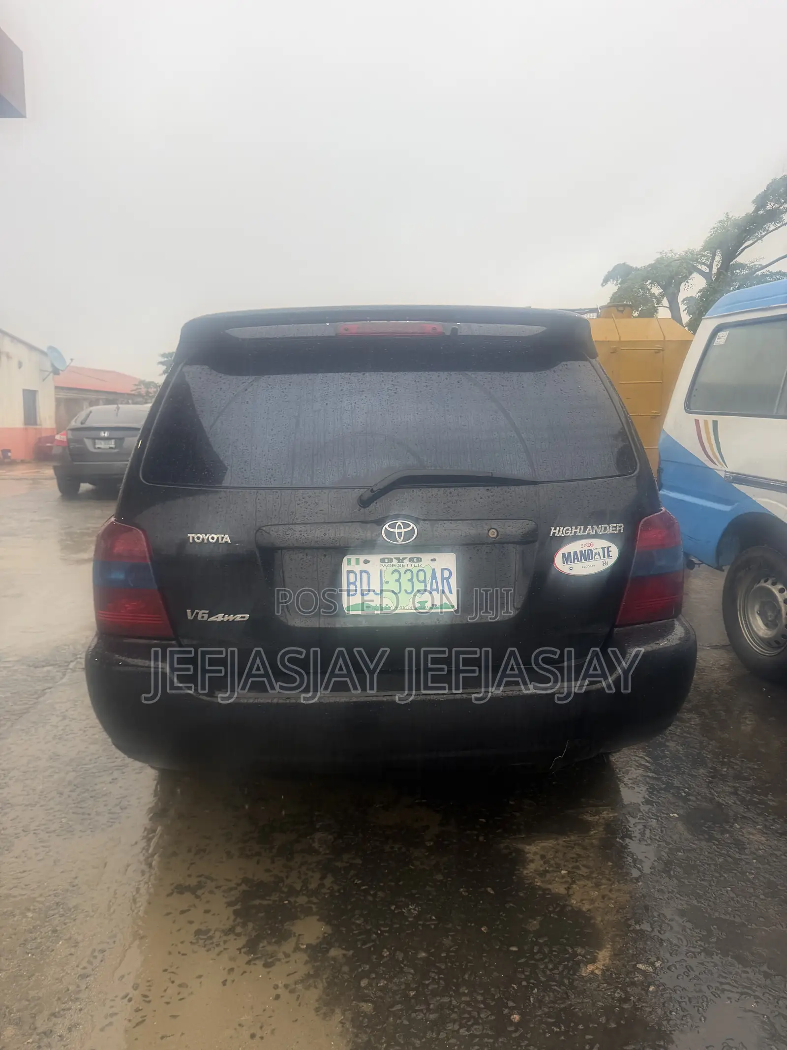Toyota Highlander V6 2005 Black