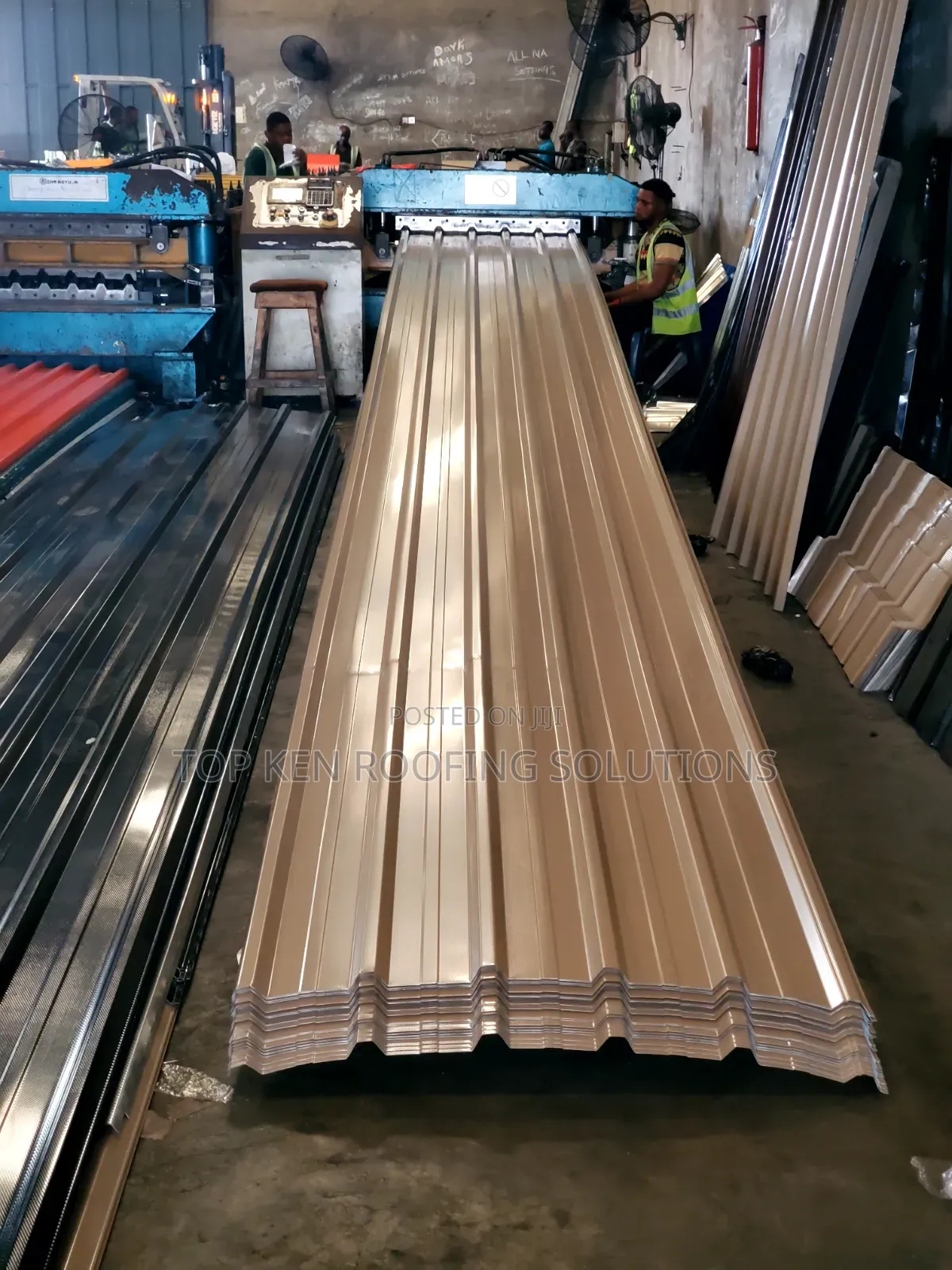 0.70 G/Beige Aluminium Roofing Sheets