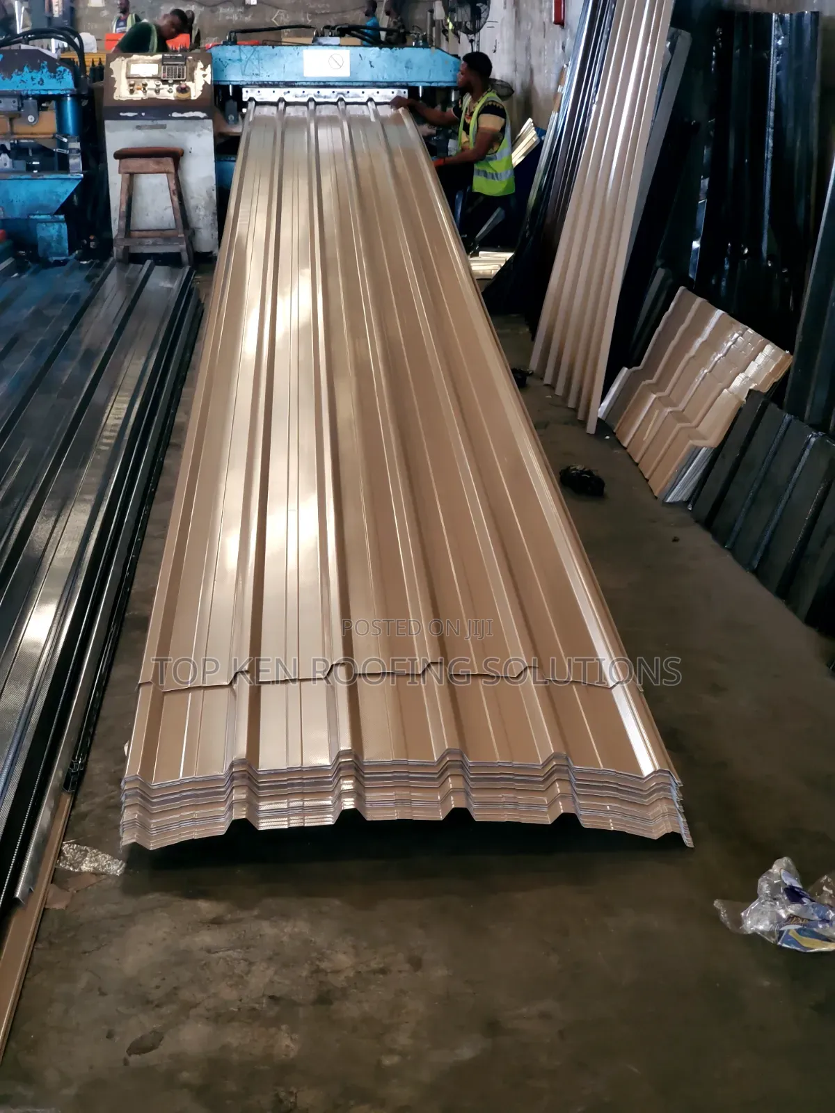 0.70 G/Beige Aluminium Roofing Sheets