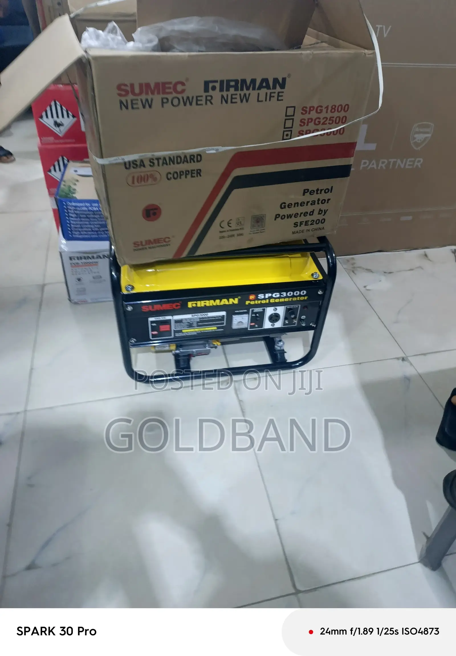 Firman SPG 3000 Generator – Compact, Durable Efficient