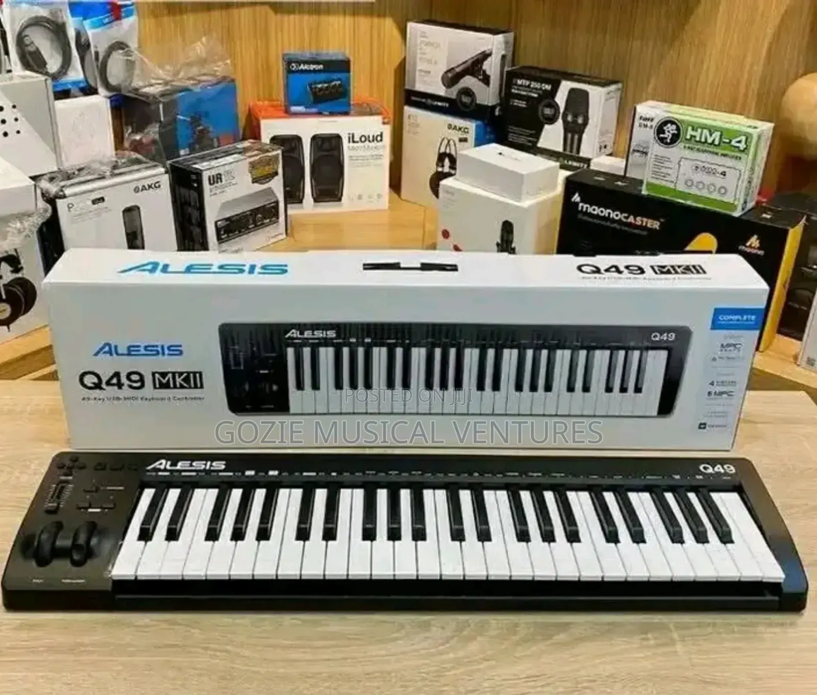 Alesis Q49 Mkii Is a 49- Keys Usb Midi Keyboard Controller Brand New