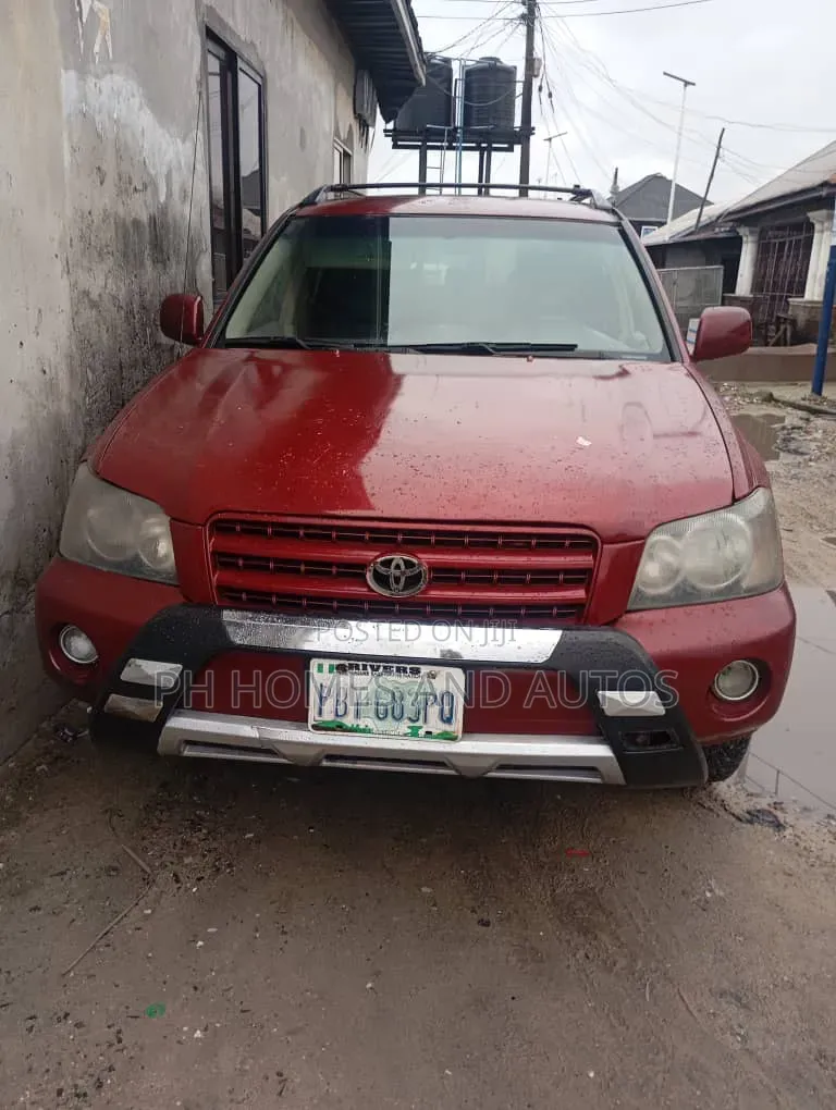 Toyota Highlander 2004 Red