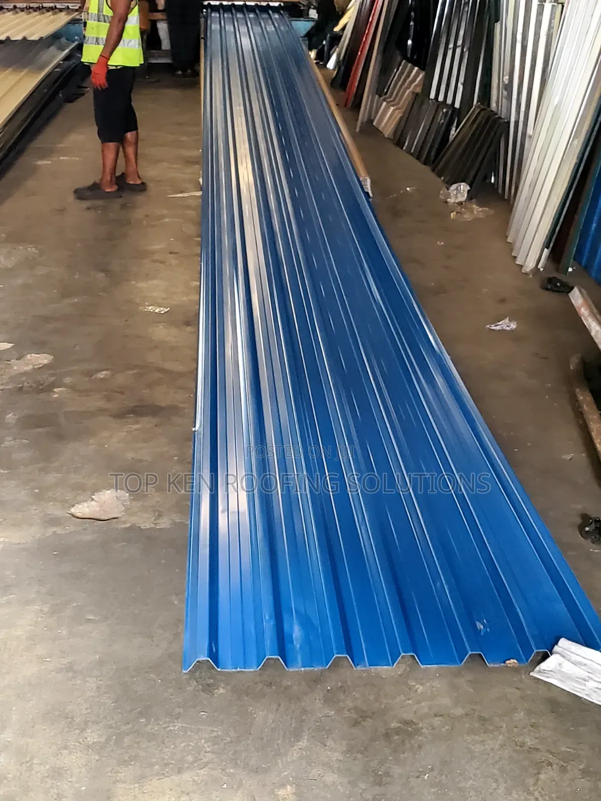 0.58 D/Blue Longspan Aluminium Roofing Sheets