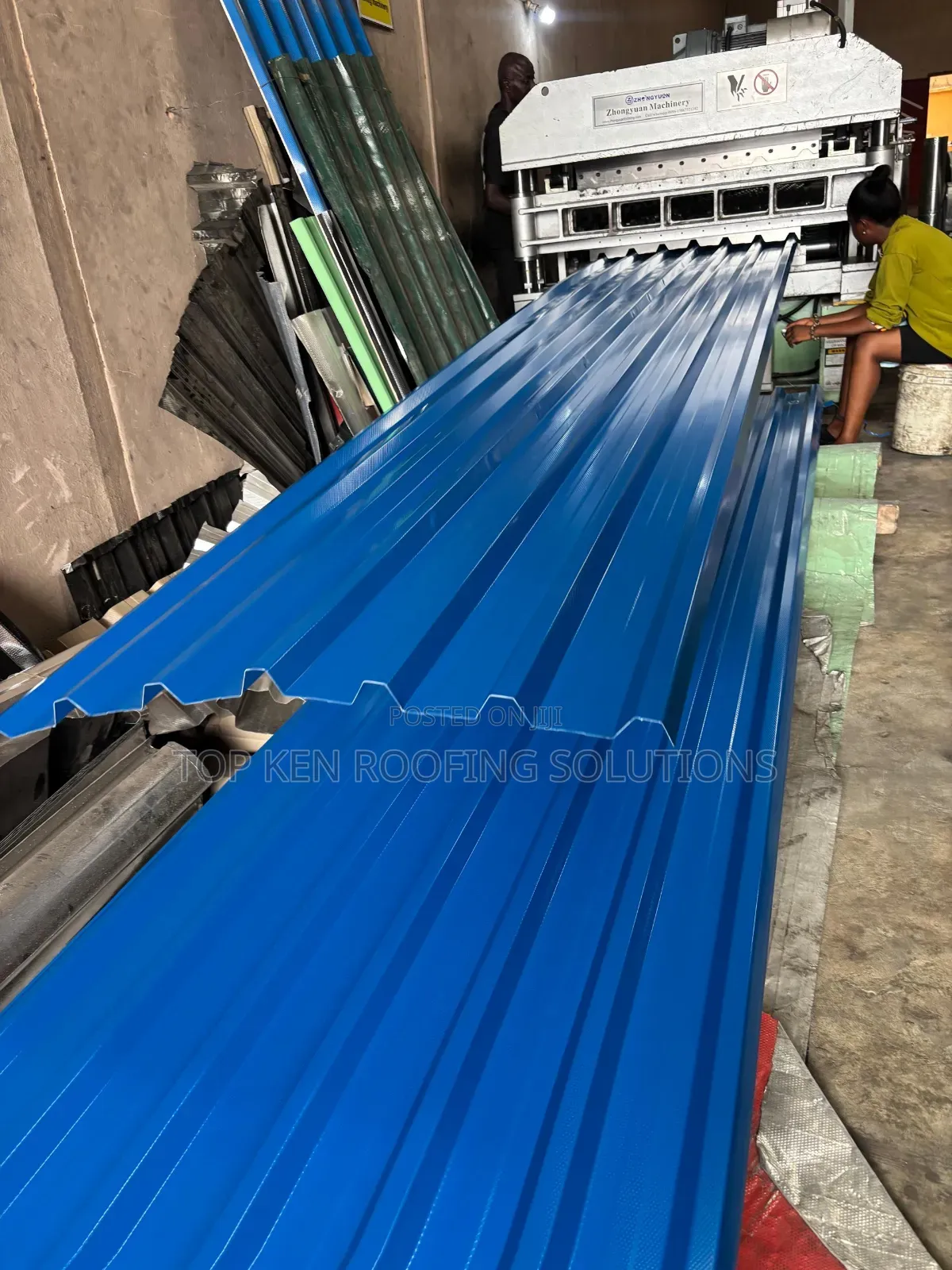0.58 D/Blue Longspan Aluminium Roofing Sheets