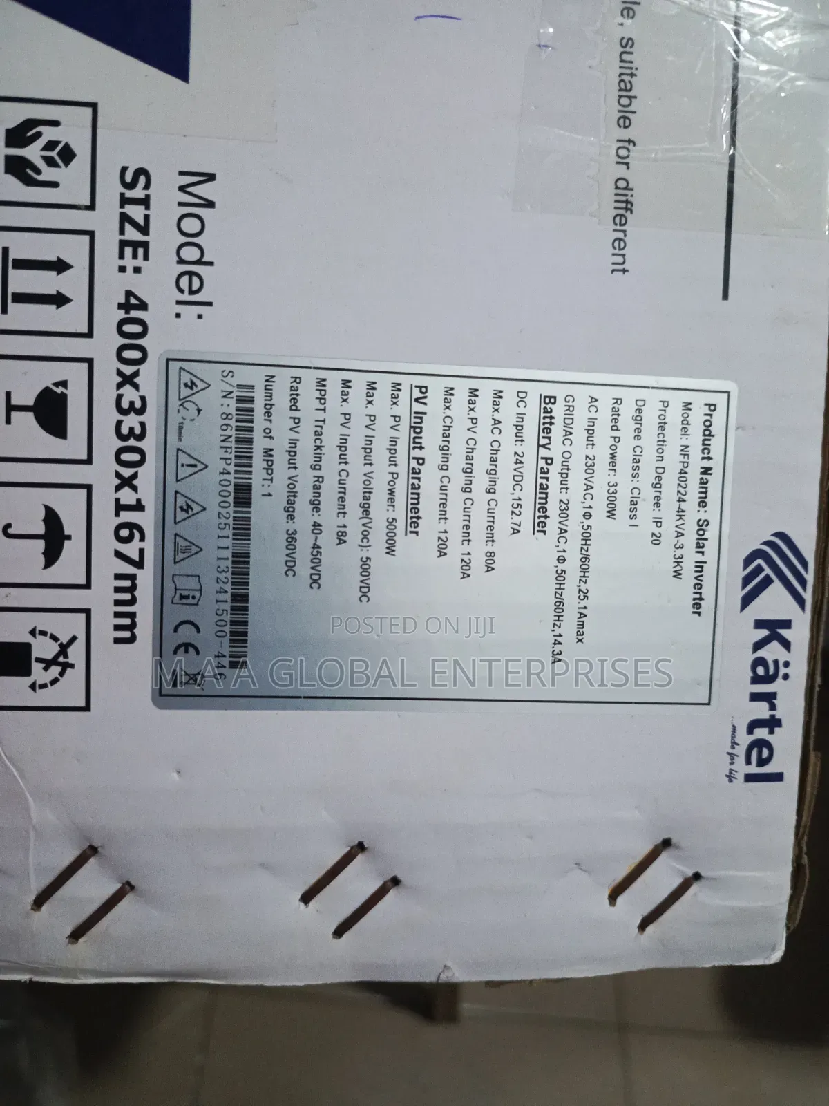 3.3kva 24v Kartel Inverter